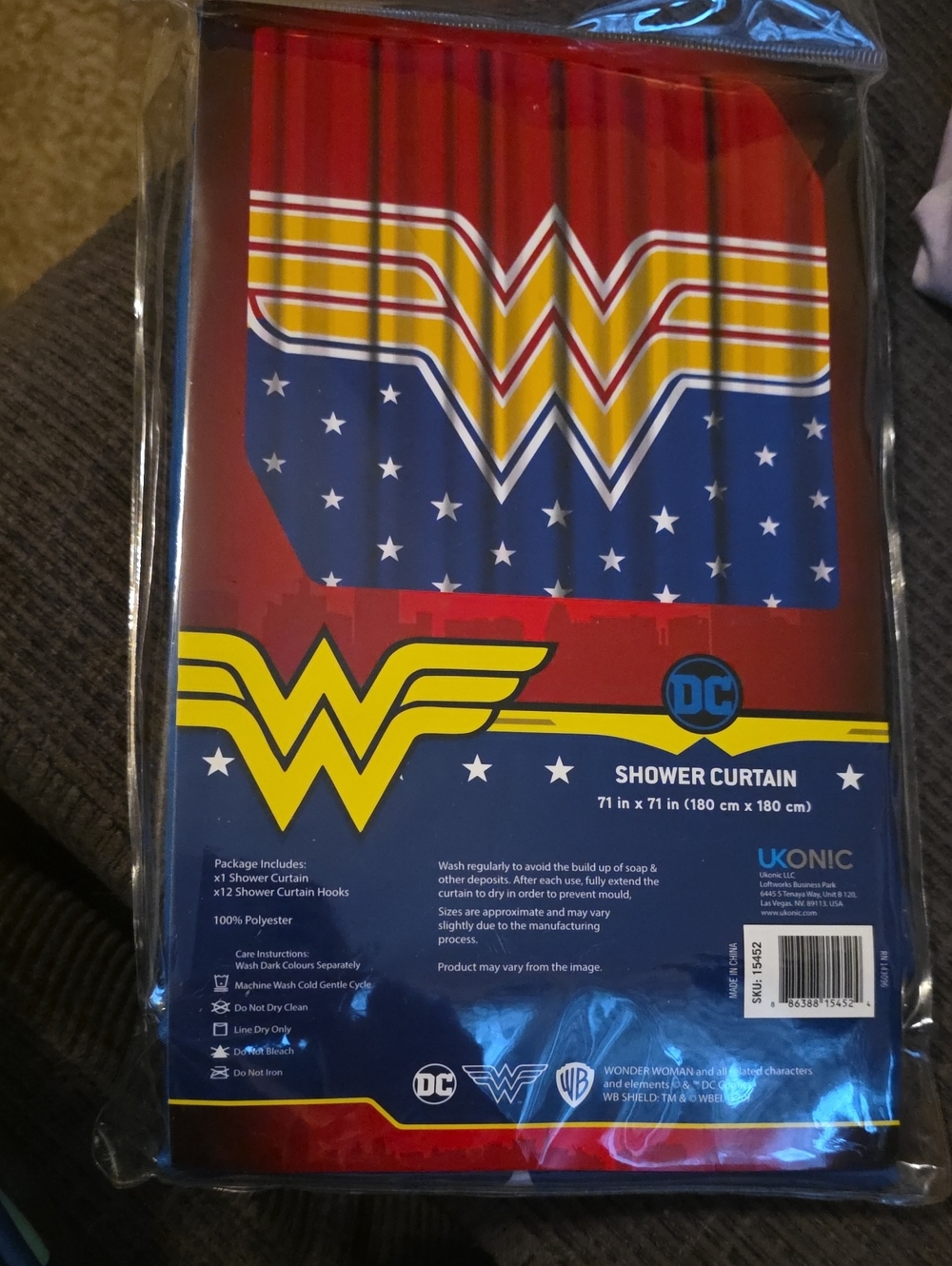 Wonder Woman Shower Curtain